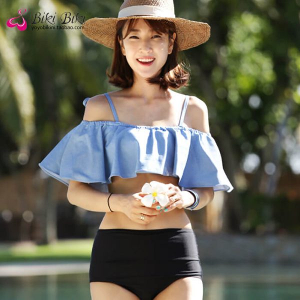 Bikini 2 mảnh bèo B027 nhẹ nhàng nữ tính 4 bikini 2 mảnh