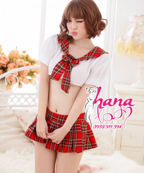 Cosplay nữ sinh sexy caro CP012 5 Hóa trang nữ sinh