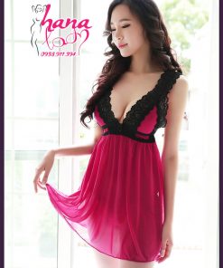 Váy ngủ phối ren ngực VN02 4 Váy ngủ gợi cảm