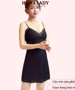Váy ngủ lụa phối ren cao cấp VN083 22