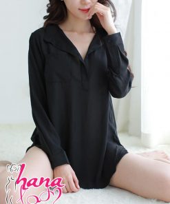 Áo ngủ sơ mi giấu quần VN025 7 Áo ngủ sơ mi giấu quần VN025 9