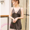 Váy ngủ lụa dây ngực, chéo lưng sexy VN141 2 Váy ngủ lụa dây ngực, chéo lưng sexy VN141 2