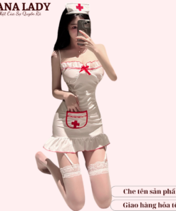 Cosplay y tá liền thân chất lụa mịn CP118 13