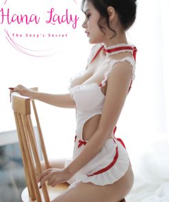 Cosplay hầu gái tạp dề siêu xinh CP132W 8 Đồ ngủ Cosplay hầu gái CP132W