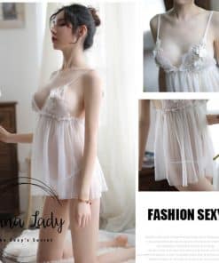 Váy ngủ voan xuyên thấu VN206 6 Váy ngủ voan xuyên thấu VN206 12