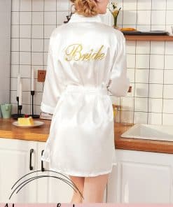 Váy choàng ngủ lụa BRIDE cao cấp VN209 4 Váy choàng ngủ lụa cao cấp VN209