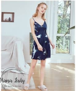 Váy ngủ lụa 2 dây chim Hạc cao cấp nhiều màu VN212 12 Váy ngủ lụa 2 dây chim Hạc cao cấp nhiều màu VN212 24
