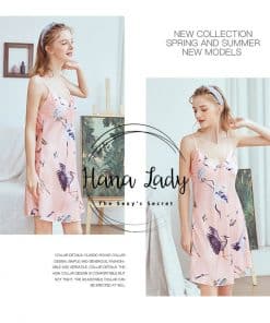 Váy ngủ lụa 2 dây chim Hạc cao cấp nhiều màu VN212 10 Váy ngủ lụa 2 dây chim Hạc cao cấp nhiều màu VN212 22