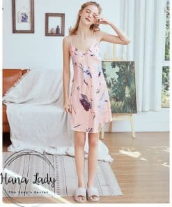 Váy ngủ lụa 2 dây chim Hạc cao cấp nhiều màu VN212 9 Váy ngủ lụa 2 dây chim Hạc cao cấp nhiều màu VN212 21