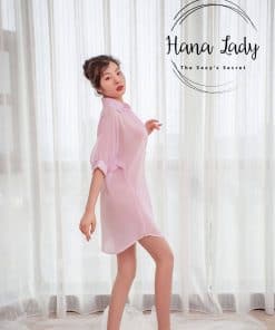 Váy ngủ sơ mi tay bầu sexy nhiều màu VN214 9 Váy ngủ sơ mi tay bầu sexy nhiều màu VN214 22
