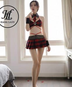Cosplay nữ sinh caro đủ phụ kiện CP160 7 Cosplay nữ sinh caro đủ phụ kiện CP160 8