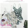 Bikini 1 mảnh hoa xanh BN065 2