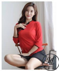 Cosplay sườn xám trung hoa đỏ CP128R 3 Cosplay sườn xám trung hoa đỏ CP128R 6