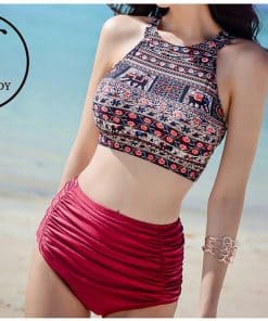 Bikini 2 mảnh yếm cao cấp BN076R 8