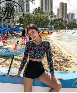 Bikini Đùi Tay Dài Cao Cấp BN080 7 Bikini Đùi Tay Dài Cao Cấp BN080 9