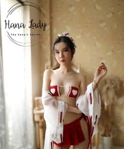 Cosplay kimono Nhật Bản cách tân full phụ kiện CP156 3 Cosplay kimono Nhật Bản cách tân full phụ kiện CP156 8