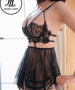 Váy ngủ ren dây cúp ngực quyến rũ VN241B 3 Váy ngủ ren dây cúp ngực quyến rũ VN241B 7