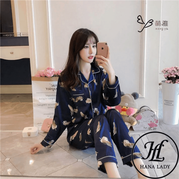 Những mẫu đồ ngủ đẹp được nhiều cô nàng tìm kiếm 2 đồ ngủ pijama
