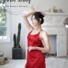 Đầm ngủ lụa cao cấp dây chéo lưng VN062 1 Đầm ngủ lụa cao cấp dây chéo lưng VN062 1
