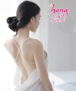Đầm ngủ lụa cao cấp dây chéo lưng VN062 22