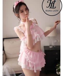 Cosplay mèo hồng cao cấp CP172P 12