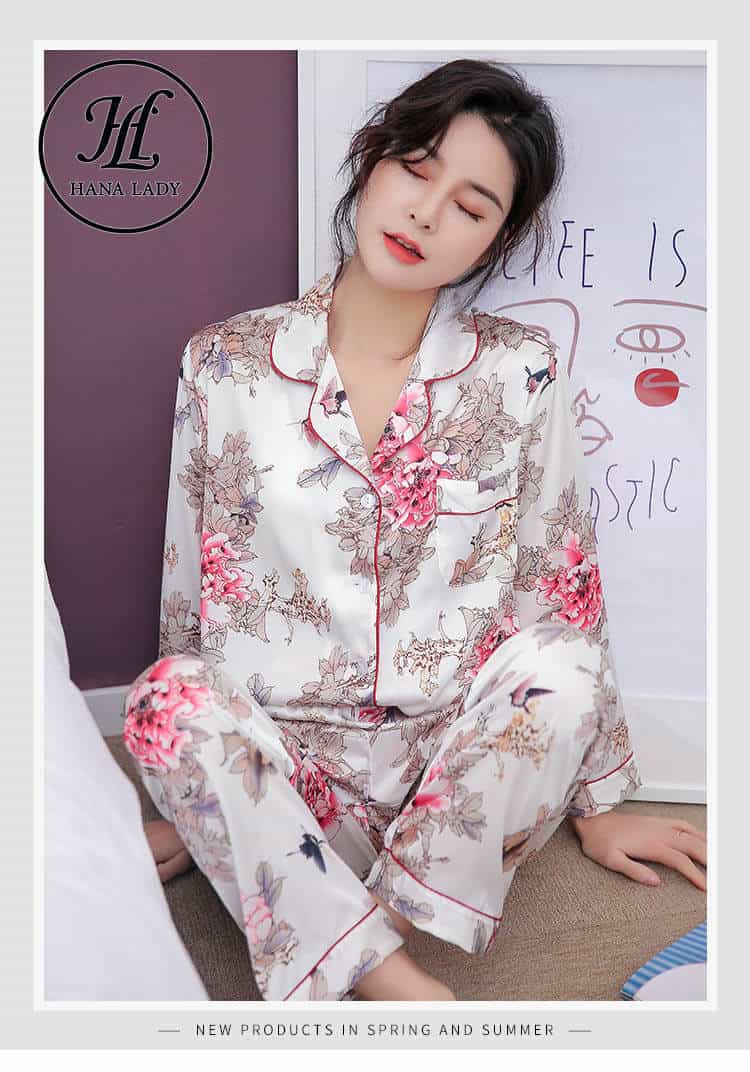 Bộ pijama lụa tằm cao cấp PJ163 9 bộ pijama lụa tằm cao cấp PJ163