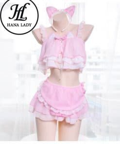 Cosplay mèo hồng cao cấp CP172P 10
