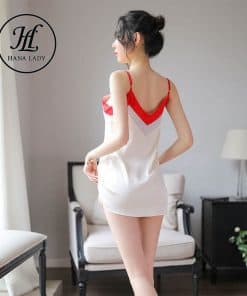 Váy ngủ lụa phối màu trẻ trung VN272 10