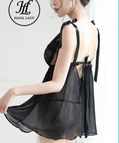 Váy ngủ voan lụa xẻ cực quyến rũ VN282 5 Váy ngủ voan lụa xẻ cực quyến rũ VN282 12