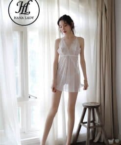 Váy ngủ ren voan xẻ tà mềm mịn VN278 4 Váy ngủ ren voan xẻ tà mềm mịn VN278 11