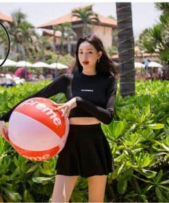 Đồ tắm váy tay dài cao cấp BN093 9