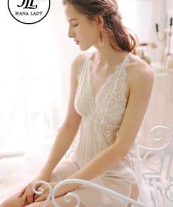 Váy ngủ ren voan xẻ tà mềm mịn VN278 5 Váy ngủ ren voan xẻ tà mềm mịn VN278 12