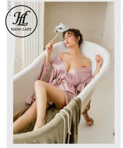 Áo choàng ngủ lụa quyến rũ cao cấp VN283 4 Áo choàng ngủ lụa quyến rũ cao cấp VN283 14