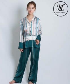 Pijama lụa tơ tằm cao cấp PJ186 9