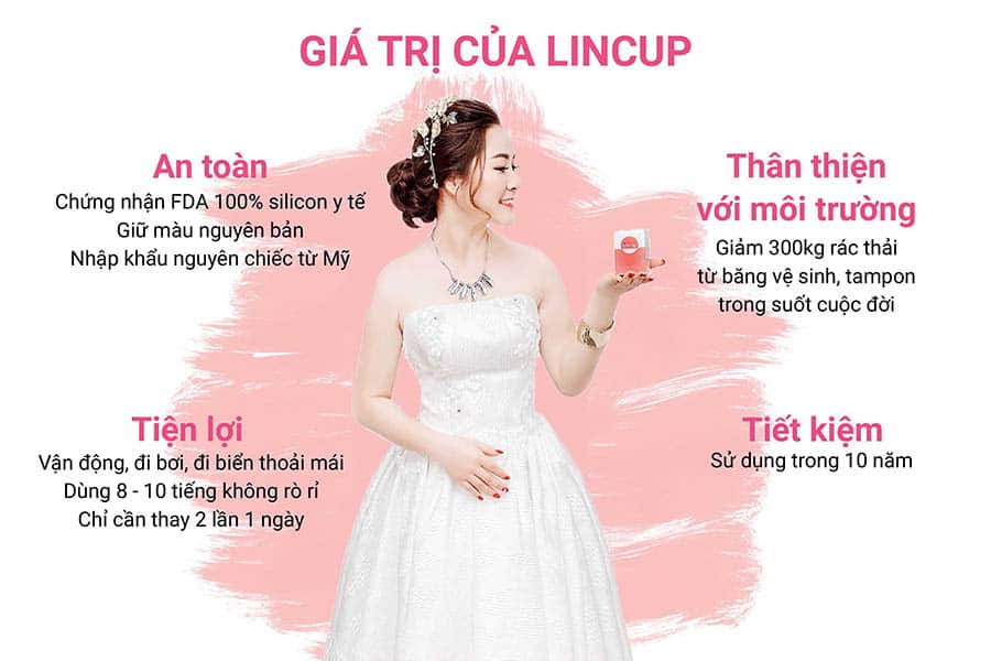 Ưu điểm của cốc nguyệt san Lincup