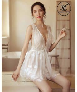 Váy ngủ hoa dây sexy VN293 7 Váy ngủ hoa dây sexy VN293 14