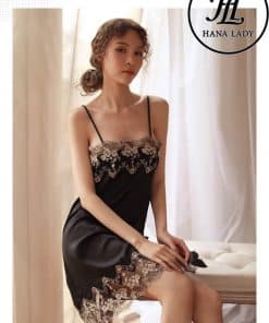 Váy ngủ lụa phối ren phong cách boho VN268 13 Váy ngủ lụa phối ren phong cách boho VN268 27