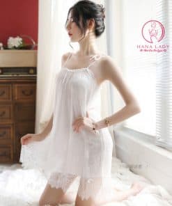 Váy ngủ ren cao cấp 2 dây quyến rũ VN312 3 Váy ngủ ren cao cấp 2 dây quyến rũ VN312 13