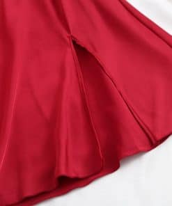 Váy ngủ lụa tơ xẻ tà cao cấp VN310 (Xanh, đỏ, đen) 5 Váy ngủ lụa tơ xẻ tà cao cấp VN310 (Xanh, đỏ, đen) 16