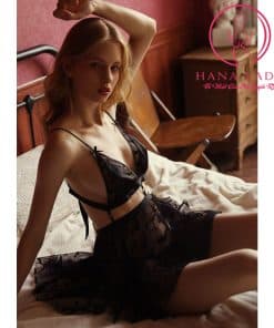 Váy ngủ ren cánh chim cách điệu cao cấp VN311 16