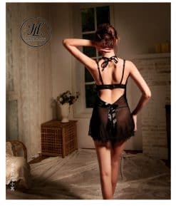 Váy ngủ cúp ngực ren cao cấp tặng chocker VN309 7