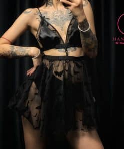 Váy ngủ ren cánh chim cách điệu cao cấp VN311 15