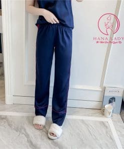 Đồ bộ lụa mặc nhà quần dài áo 2 dây PJ247 4 Đồ bộ lụa mặc nhà quần dài áo 2 dây PJ247 12