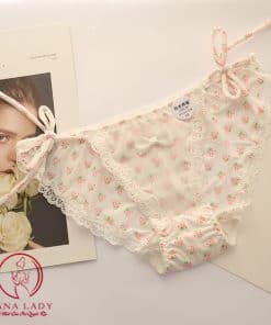 Quần lót dây họa tiết dâu siêu yêu LK052 3 Quần lót dây họa tiết dâu siêu yêu LK052 5
