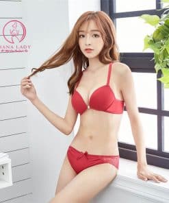 Bộ đồ lót đỏ push up lưng bướm siêu xinh DL010 3 Bộ đồ lót đỏ push up lưng bướm siêu xinh DL010 6