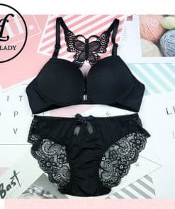 Bộ lót ren cài trước dây bướm nâng ngực siêu xinh DL09 17