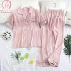 Pijama lụa tơ cộc hồng tím cao cấp PJ273 1 Pijama lụa tơ cộc hồng tím cao cấp PJ273 1