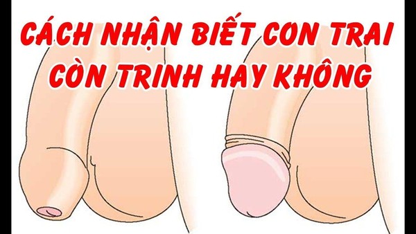 nhận biết được con trai còn trinh