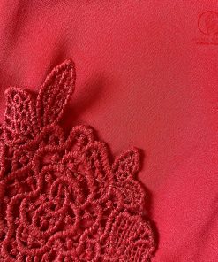 Áo choàng ngủ lụa phối ren cao cấp VN326 19