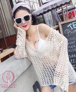 Áo khoác ngoài đi biển trendy BN101 11